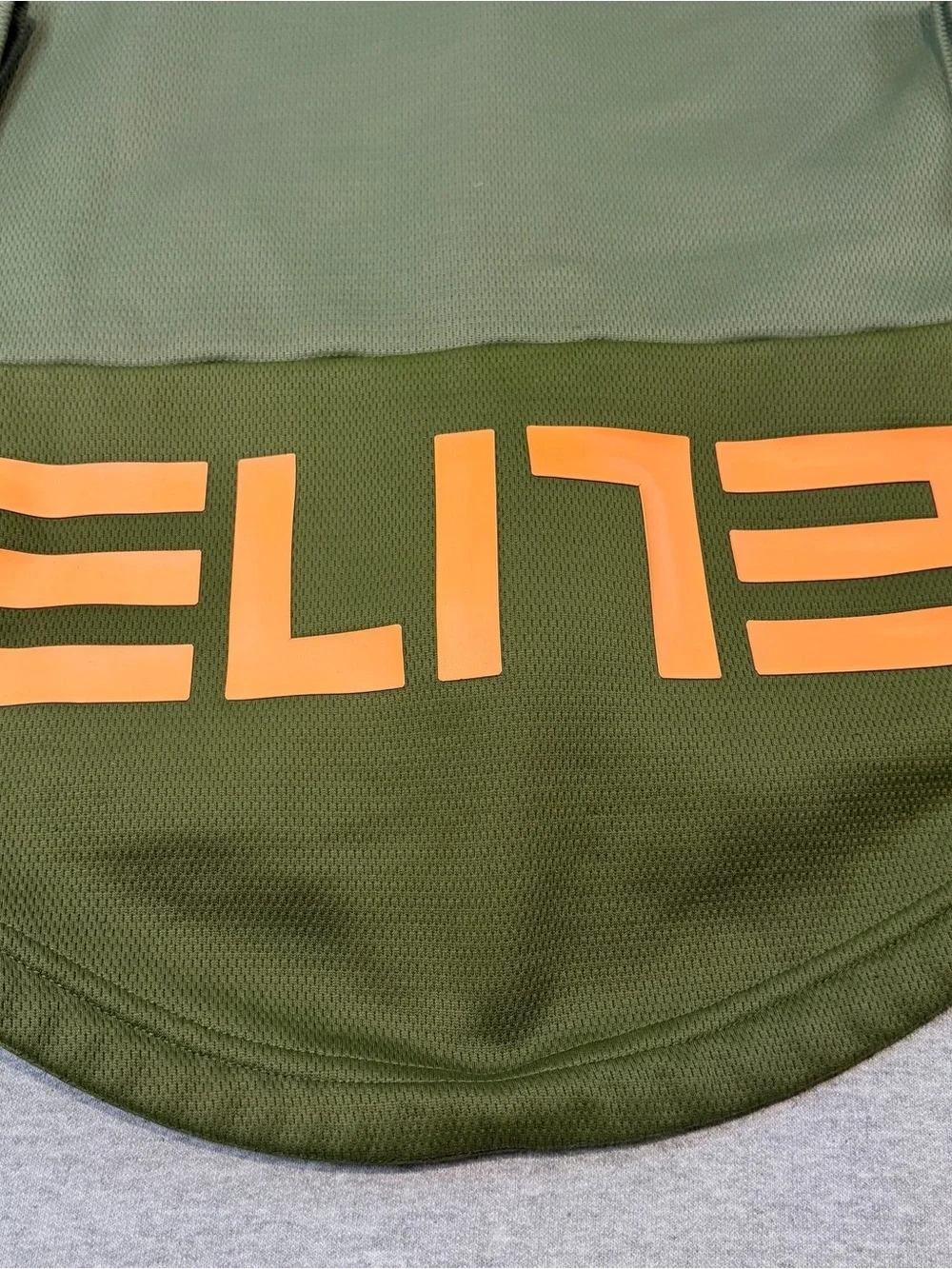 Nike Elite Youth M Green Solid Full Zip Hooded Hoodie Pockets Long Sleeve